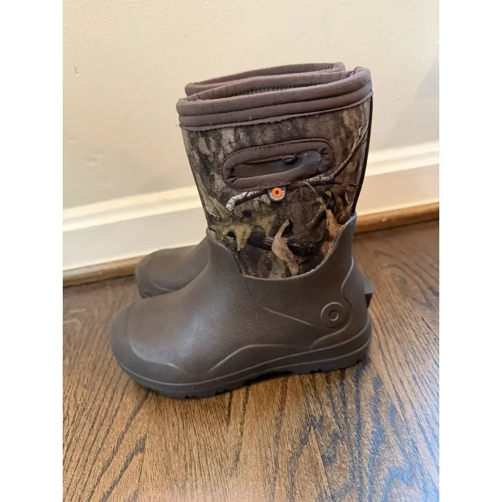 BOG Kids YORK SEAMLESS MOSSY OAK - COUNTRY ROOTS All Weather Boots Sz 12 $85